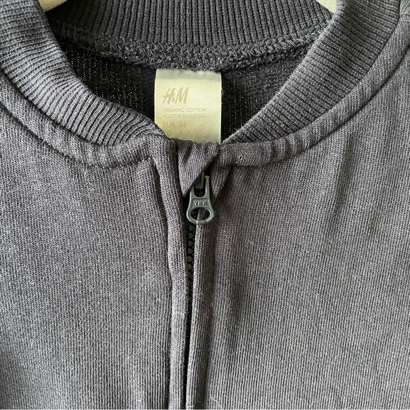 H&M Long Sleeve Zip Sweatshirt 6-9 Months - Picture 6 of 8